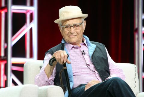 Norman Lear caught on the camera.
